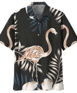 FLAMINGO HAWAIIAN SHIRT 19- For men and women - Fanshubus