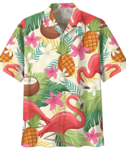 FLAMINGO HAWAIIAN SHIRT 5 - Fanshubus