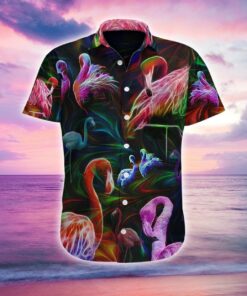 Flamingo Hawaiian Shirt - Fanshubus