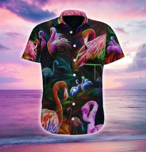 Flamingo Hawaiian Shirt - Fanshubus