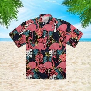Flamingo Hawaiian Shirt  -  Hawaiian Shirt For Men  -  Hawaiian Shirt For Women  -