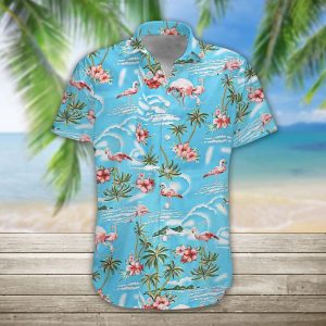 Flamingo Hawaiian Shirt | Hawaiian Shirt For Men | Hawaiian Shirt For Women | Hw1194- For men and women