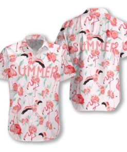 Flamingo Hawaiian Shirt Hawaiian Shirt For Men Hawaiian Shirt 6- For men and women - Fanshubus