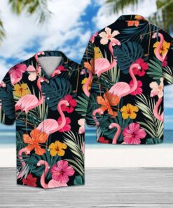 Flamingo Tropical Hawaiian Shirt - For Men and Women Fanshubus