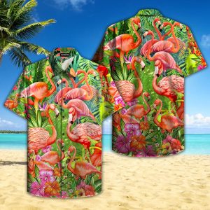Flamingo Why Fit In When You Were Born To Stand Out Hawaiian Shirt 1- For men and women - Fanshubus