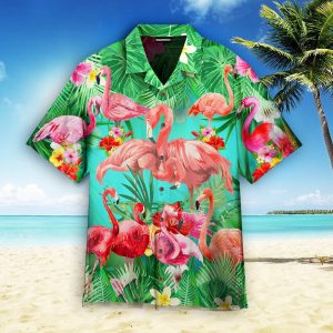 Flamingo Why Fit In When You Were Born To Stand Out Hawaiian Shirt 2- For men and women - Fanshubus