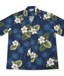 Floral Blue Unique Design Hawaiian Shirt 9- For men and women - Fanshubus