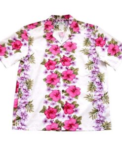 Floral White Amazing Design Hawaiian Shirt- For men and women - Fanshubus