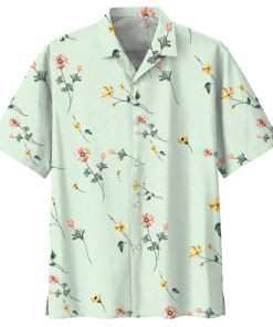 Flowers Botanical Hawaiian Shirt 1 - For men and women - Fanshubus