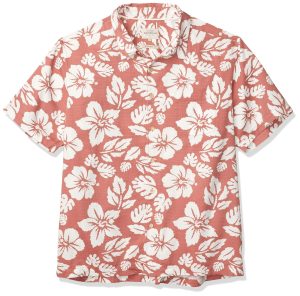 Flowers Red White Nice Design Hawaiian Shirt- For men and women - Fanshubus