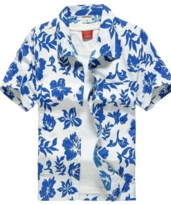 Flowers White High Quality Unisex Hawaiian Shirt- For men and women - Fanshubus