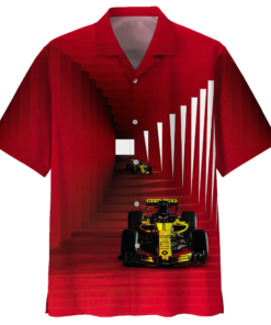 Formula Car Racing Hawaiian Shirt Black 1 - For men and women - Fanshubus