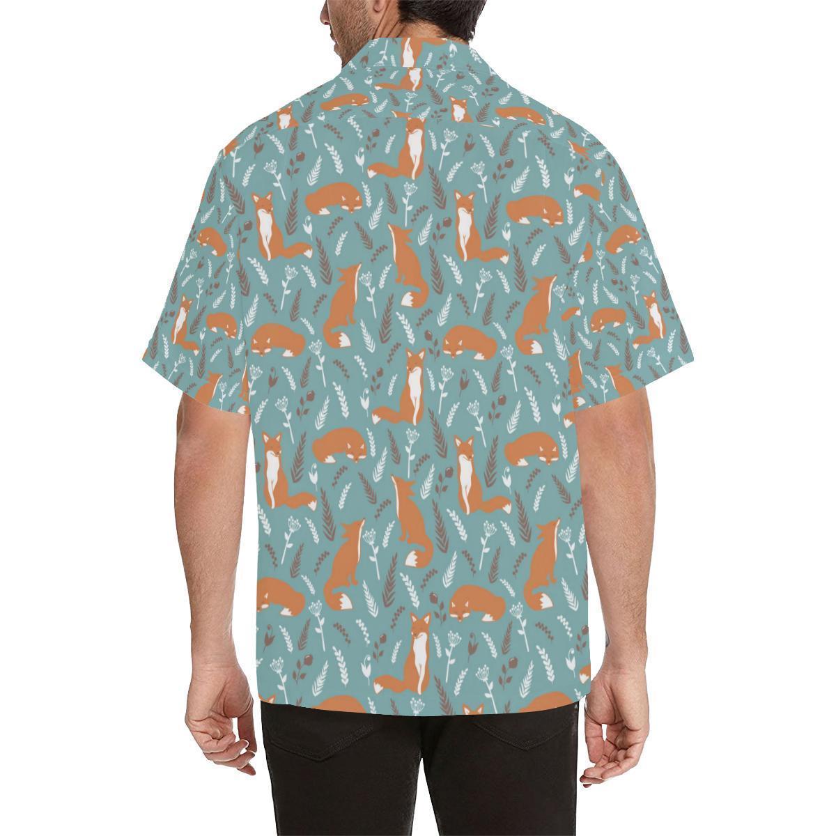 fox_forest_print_pattern_hawaiian_shirt_6693.jpg
