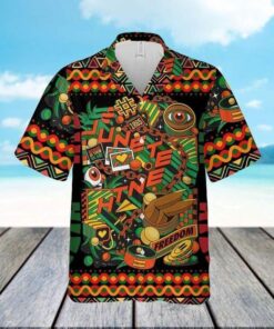 Freedom Symbol For Juneteenth Day Hawaiian Shirt | For Men &amp; Women | Adult |- For men and women - Fanshubus