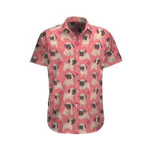 French Bulldog Heart Lover Hawaiian Shirt- For men and women - Fanshubus