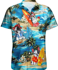 Frenchie Hawaiian Shirt- For men and women - Fanshubus