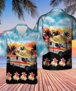 German Ambulance Hawaiian Shirt