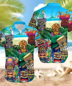 Get Lost On A Island Tiki Tiki Hawaiian Shirt- For men and women - Fanshubus