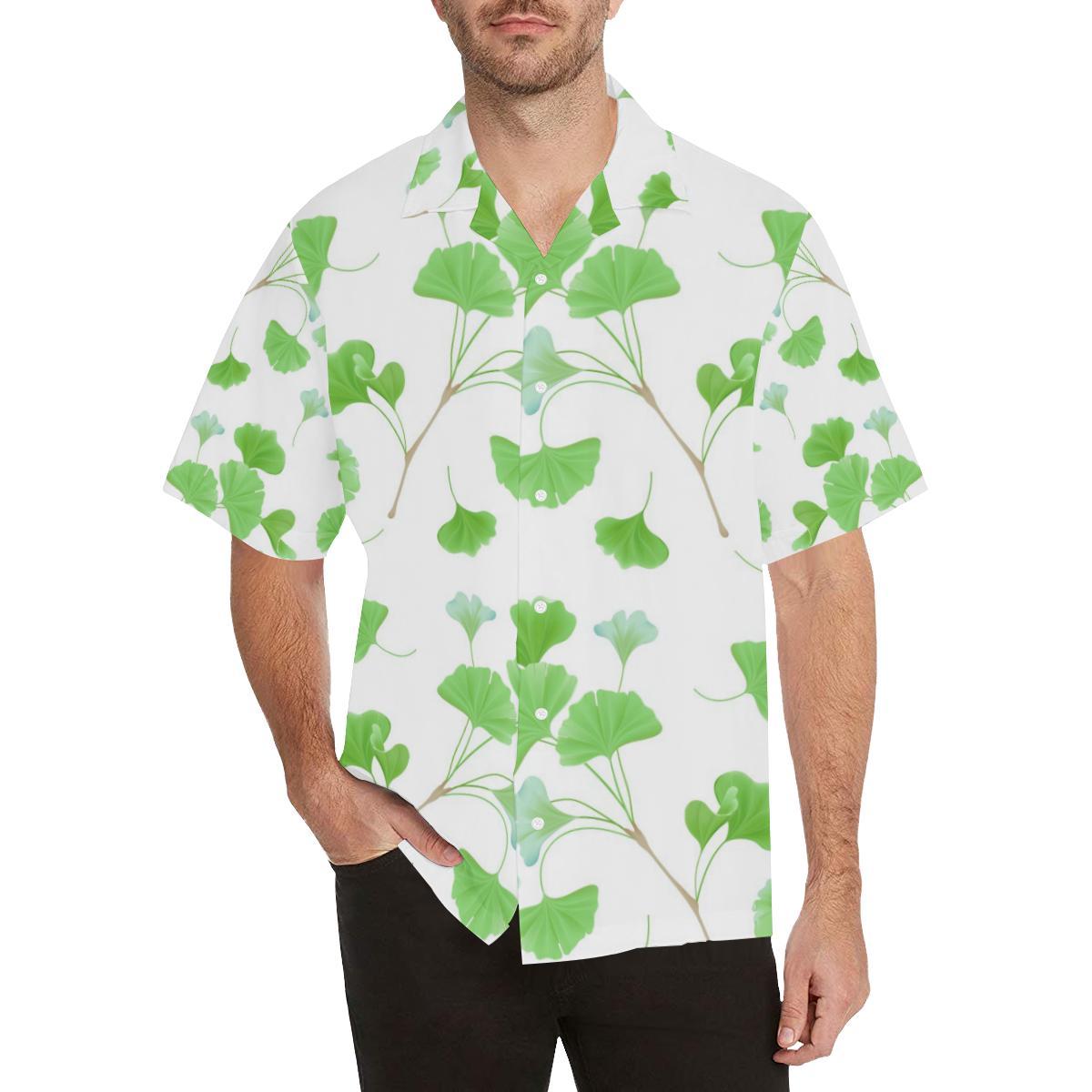 ginkgo_leaves_pattern_mens_all_over_print_hawaiian_shirt_3034.jpg
