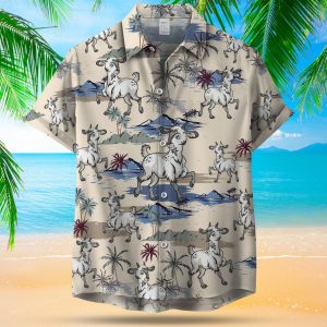 GOAT ISLAND HAWAIIAN SHIRT .