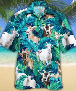 Goat Lovers Hawaiian Shirt .