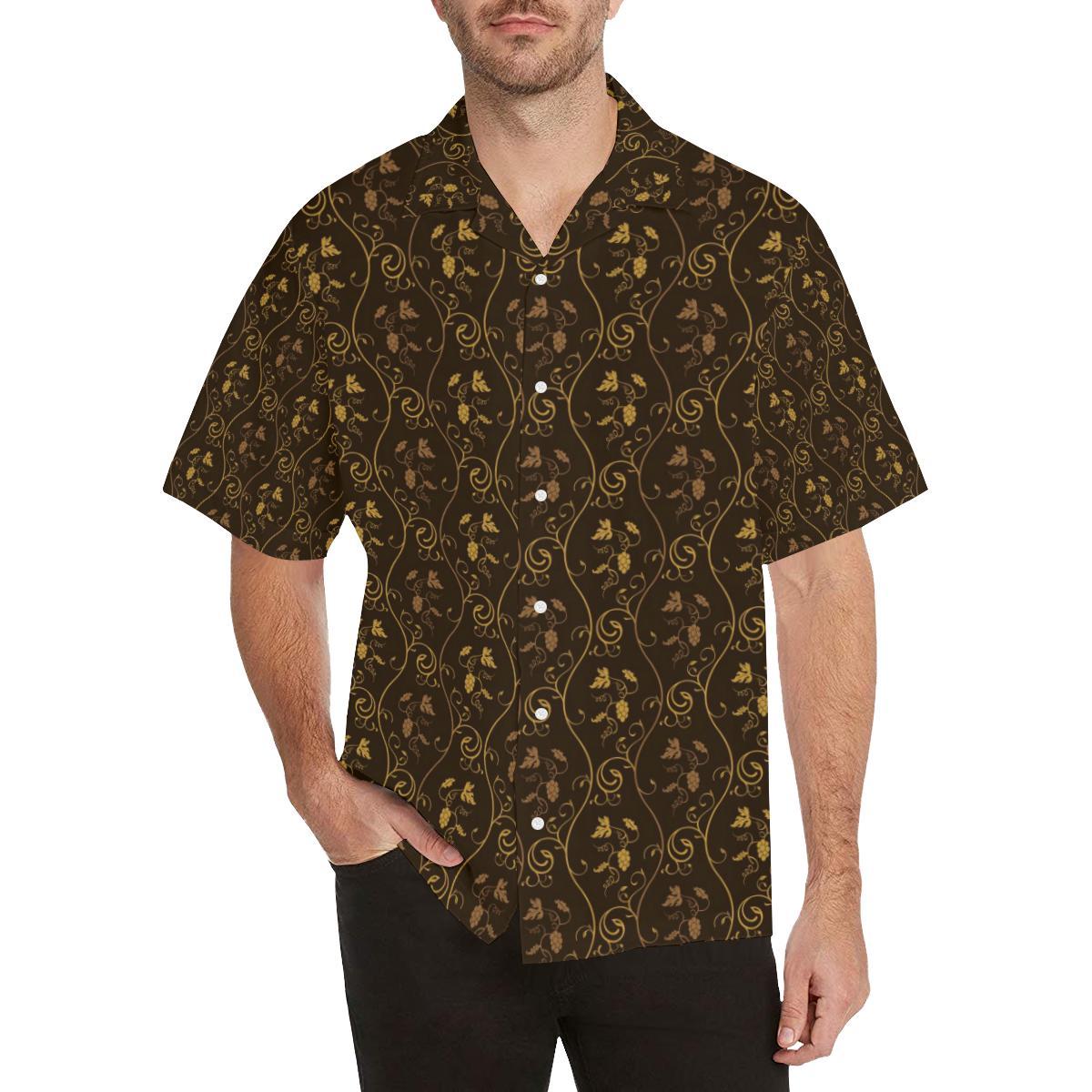 gold_grape_pattern_mens_all_over_print_hawaiian_shirt_7197.jpg
