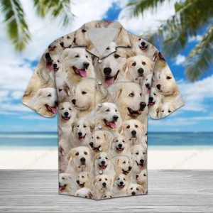 Great Pyrenees Cream Amazing Design Hawaiian Shirt- For men and women - Fanshubus
