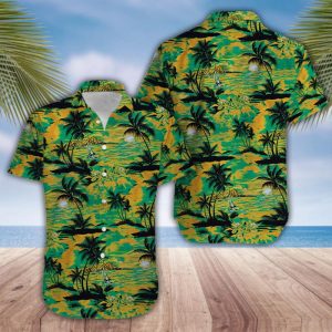 Green Coconut Summer Vibe Beach Hawaiian Shirt- For men and women - Fanshubus