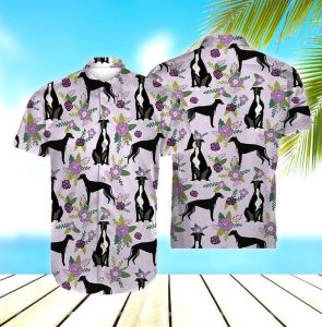 GREYHOUND HAWAIIAN SHIRT .