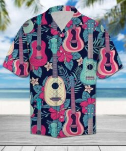 Guitar Hawaiian Shirt (11)- For men and women - Fanshubus