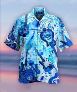 Guitar Hawaiian Shirt (13)- For men and women - Fanshubus