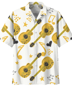 GUITAR HAWAIIAN SHIRT - Fanshubus