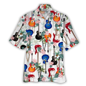 Guitar Hawaiian Shirt (15)- For men and women - Fanshubus
