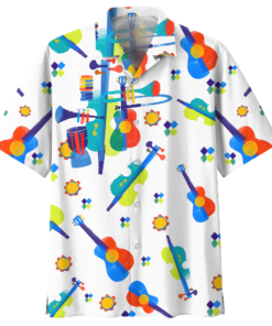 GUITAR HAWAIIAN SHIRT - Fanshubus