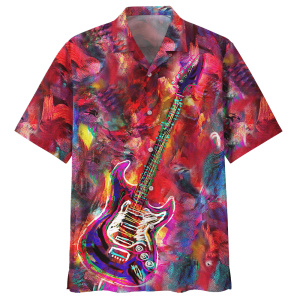 GuitarRed Unique Design Unisex Hawaiian Shirt- For men and women - Fanshubus