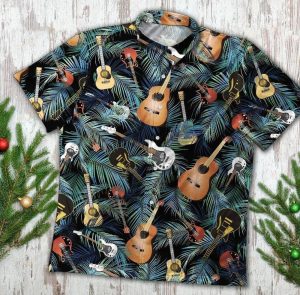 Guitars Multicolor Nice Design Hawaiian Shirt- For men and women - Fanshubus