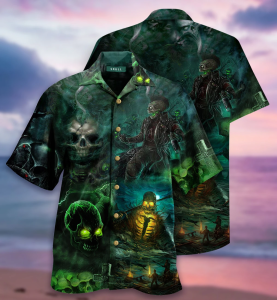 Halloween Hawaiian Shirt- For men and women - Fanshubus