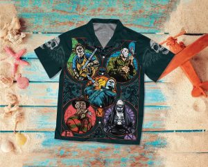 Halloween Horror Dont Mess With Killers Hawaiian Shirt- For men and women - Fanshubus