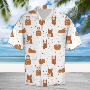 Hamsters White Nice Design Hawaiian Shirt- For men and women - Fanshubus