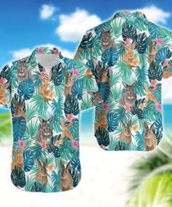 Happy Easter Simple Bunny Lovely Rabbit Hawaiian Shirt- For men and women - Fanshubus