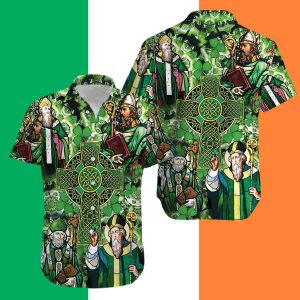 Happy Saint Patrick's Day Hawaiian Shirt - For Men & Women - Adult