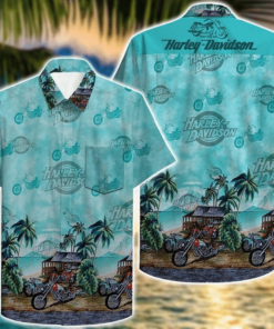 Harley Davidson Hawaiian Shirt- For men and women - Fanshubus