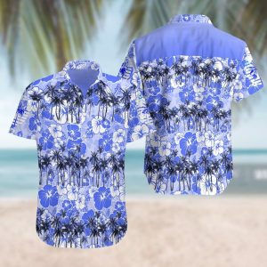 Hawaii Flower Purple Fashion Design Hawaiian Shirt- For men and women - Fanshubus