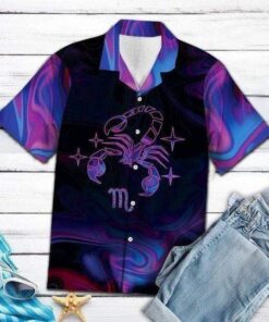 Hawaii Shirt Amazing Scorpio Horoscope Hawaiian Shirt Zodiac Birthday Gifts- For men and women - Fanshubus