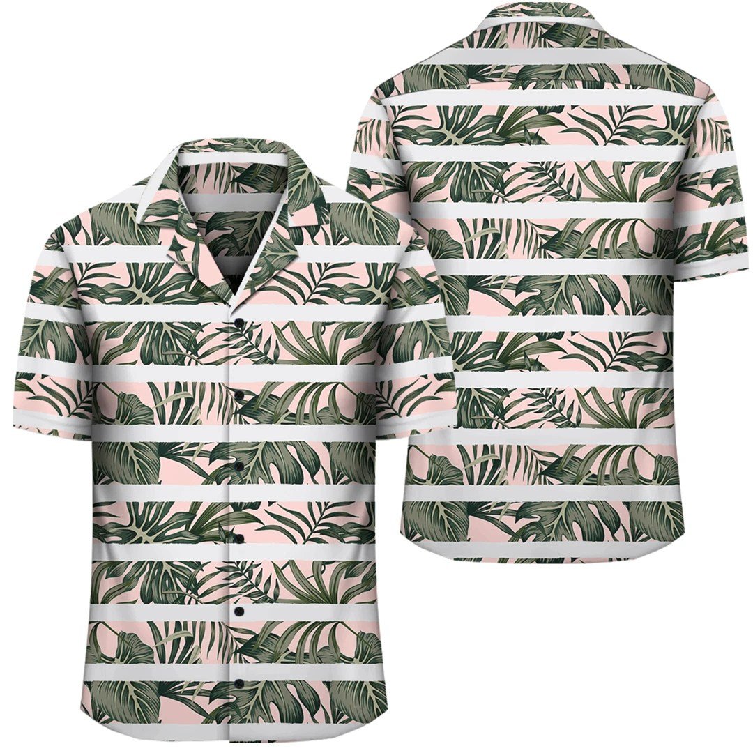 hawaii_tropical_dark_green_leaves_seamless_pattern_white_stripes_pink_background_hawaiian_shirt_7848.jpg