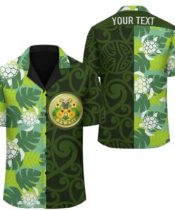 Hawaii Turtle Tropical  Hawaiian Shirt  Fun Style .