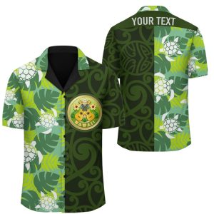 Hawaii Turtle Tropical  Hawaiian Shirt  Fun Style .