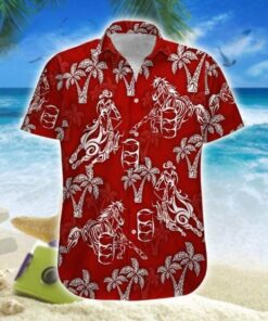 Hawaiian Aloha Shirt Barrel Racing Tattoo- For men and women - Fanshubus