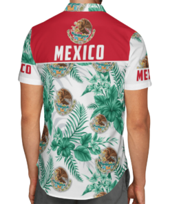 Hawaiian Aloha Shirt Mexico Tropical Pattern- For men and women - Fanshubus