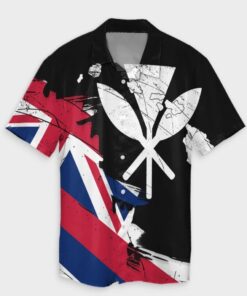 Hawaiian Flag Hawaii Map Kanaka Polynesian Hawaiian Shirt Classic Style- For men and women - Fanshubus